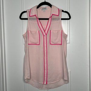 Retro Sleeveless Button Down - EXPRESS
